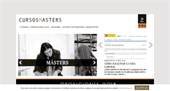 Desktop Screenshot of cursosmasters.com