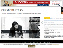 Tablet Screenshot of cursosmasters.com